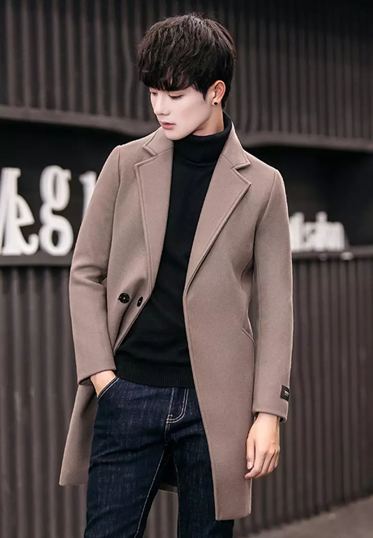 Buy Twenty Eight Shoes Thick Lapel Trench Coat YO1211 Online