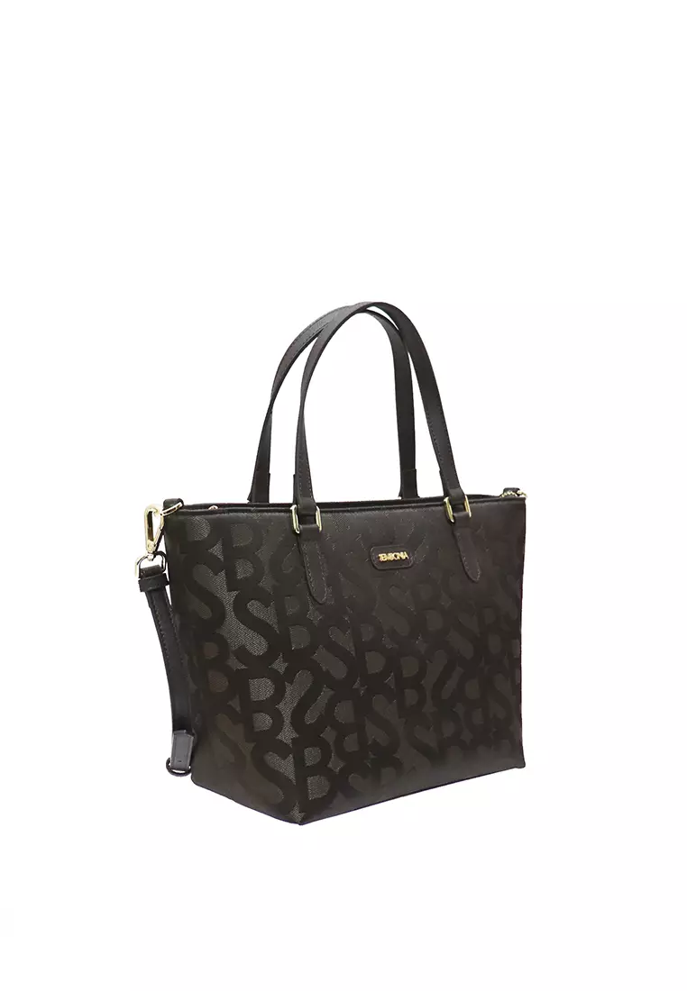 Buy SEMBONIA SEMBONIA LEIA SIGNATURE JACQUARD SATCHEL 63662-009 2024 ...