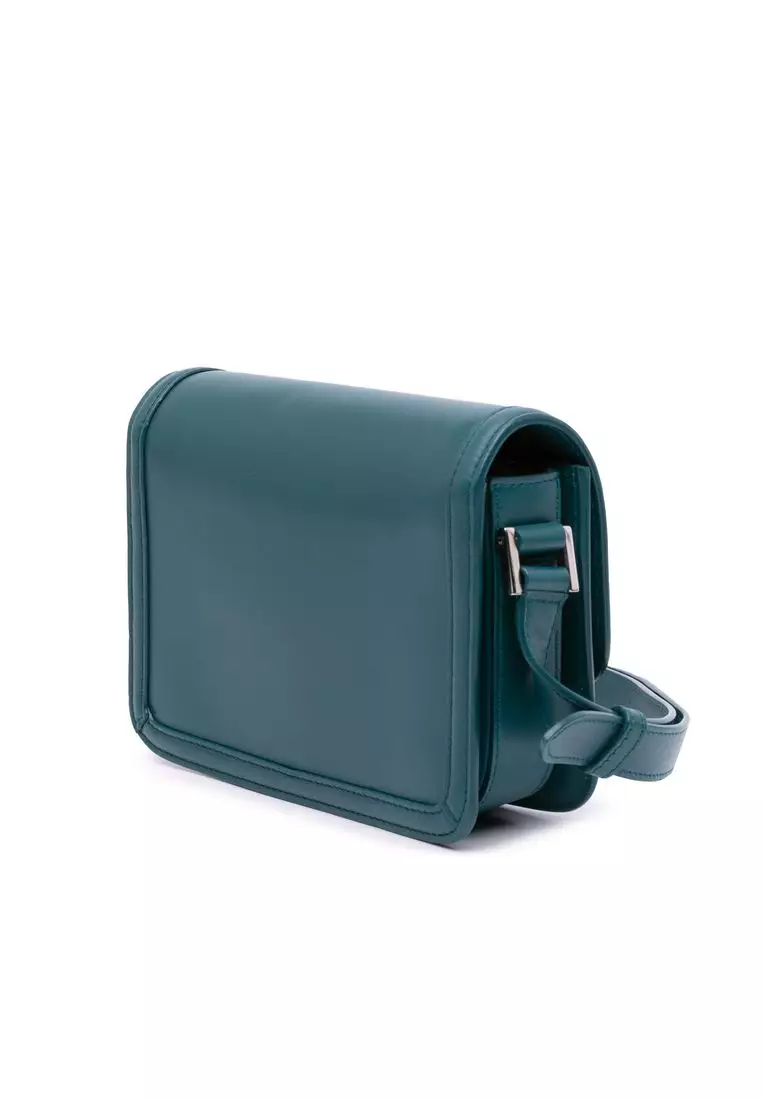 Pre-Loved Saint Laurent Small Leather Solferino Satchel In Box