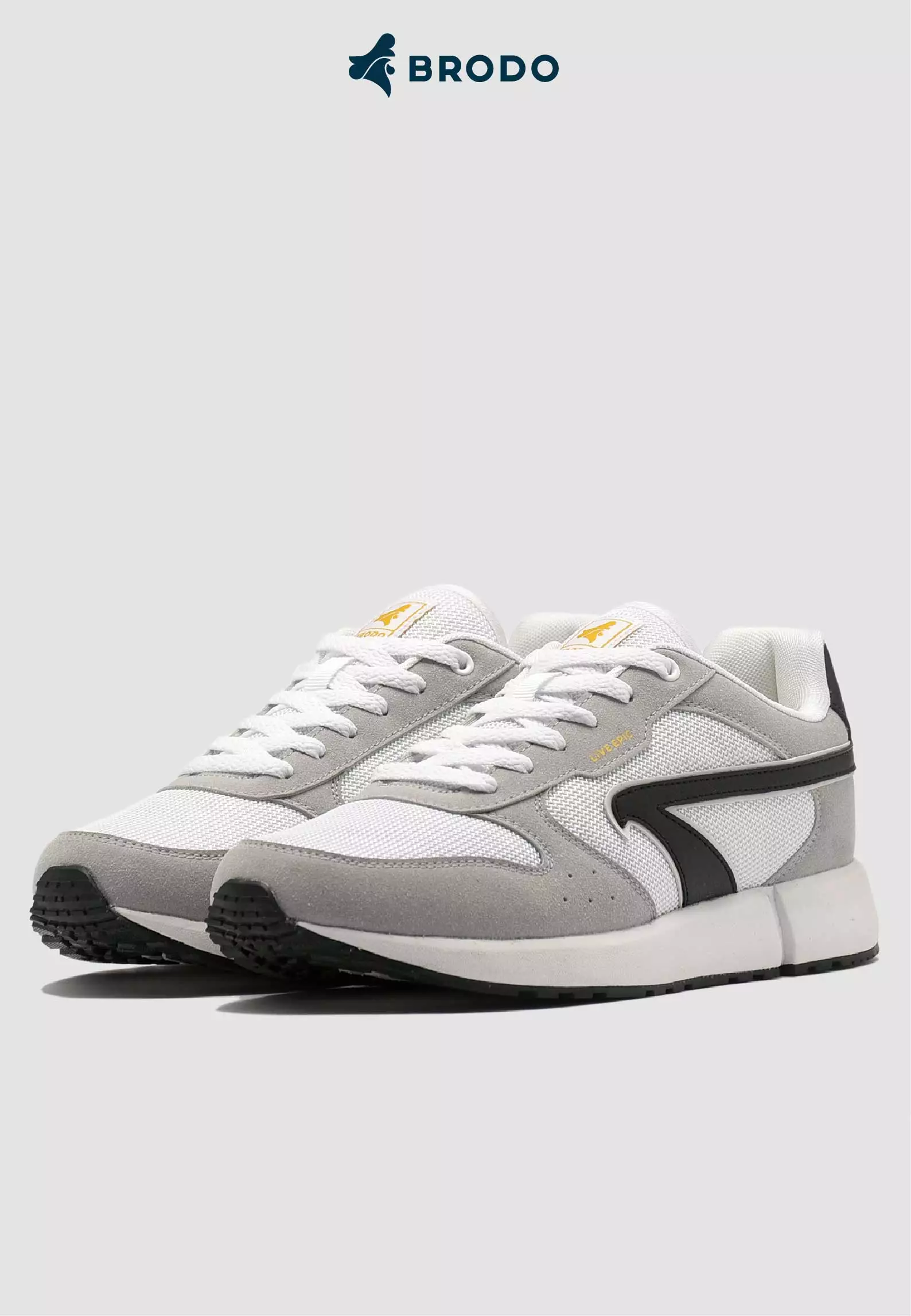 BRODO - Sneakers Corsa Classic White Black WS