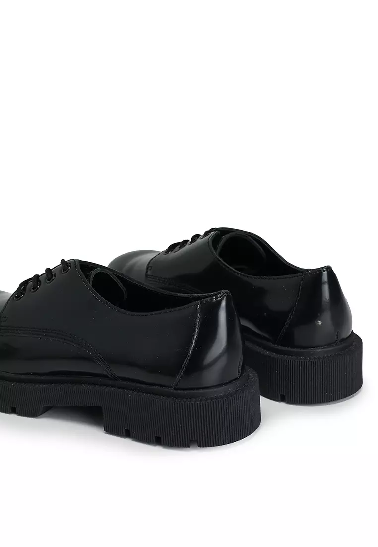ZARA Chunky Leather Shoes 2025 | Buy ZARA Online | ZALORA
