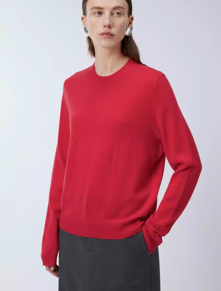 Long Sleeve Pullover Cashmere Sweater
