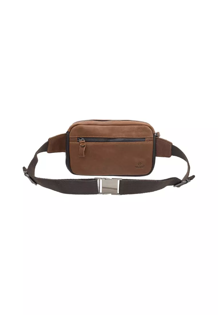 Top Grain Leather Chest Bag / Crossbody Sling Bag BAI 20612