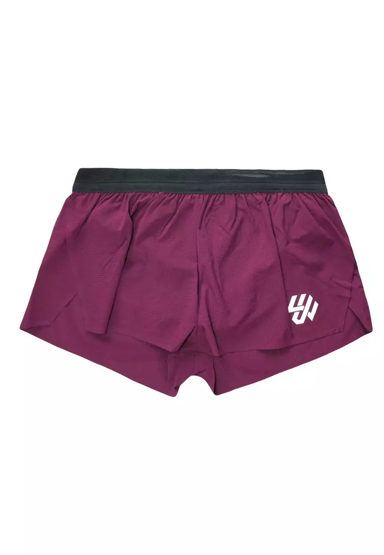 酒红青年跑步短褲 (男女同款)