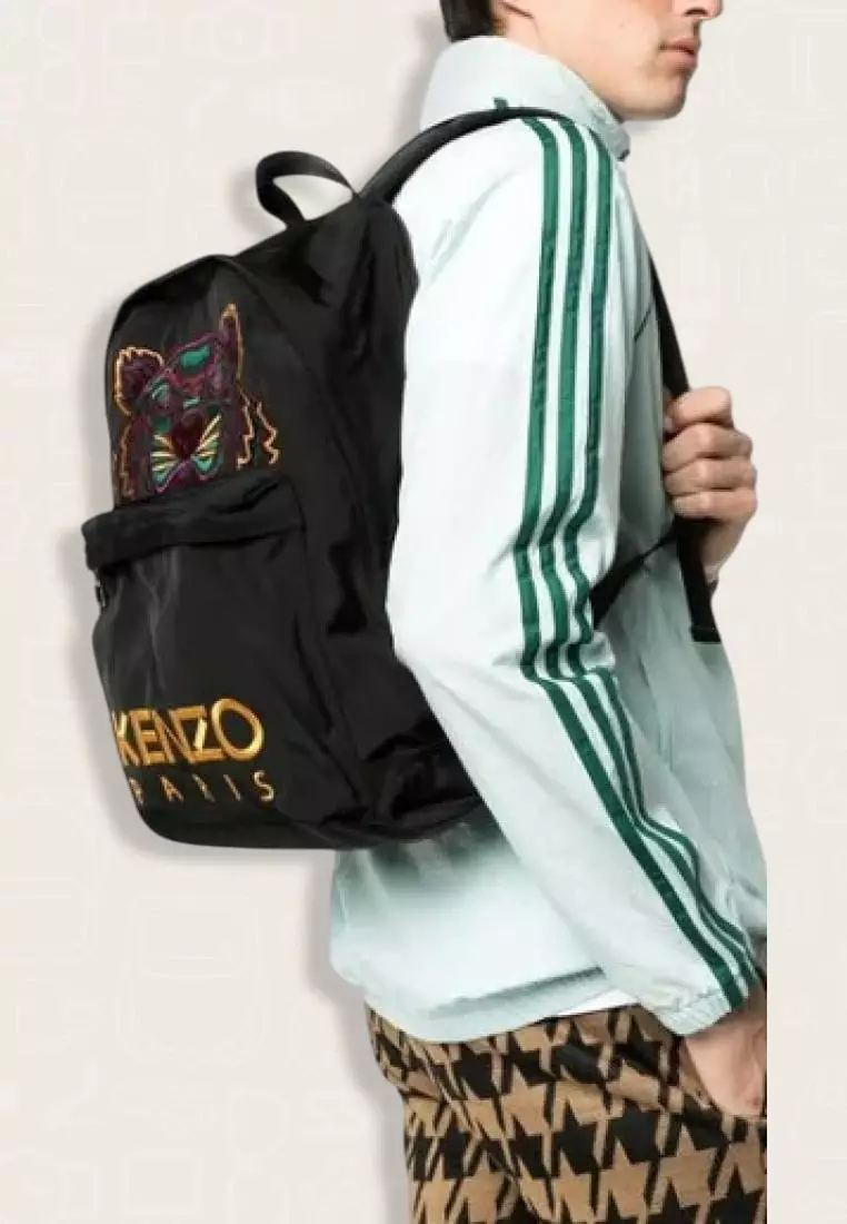 Kenzo Backpack Tiger Large In Black