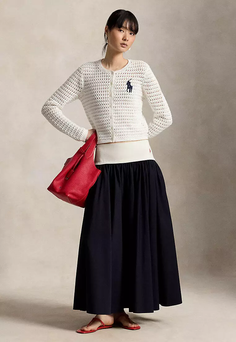 Buy Polo Ralph Lauren Big Pony Crocheted Cotton Cardigan 2026