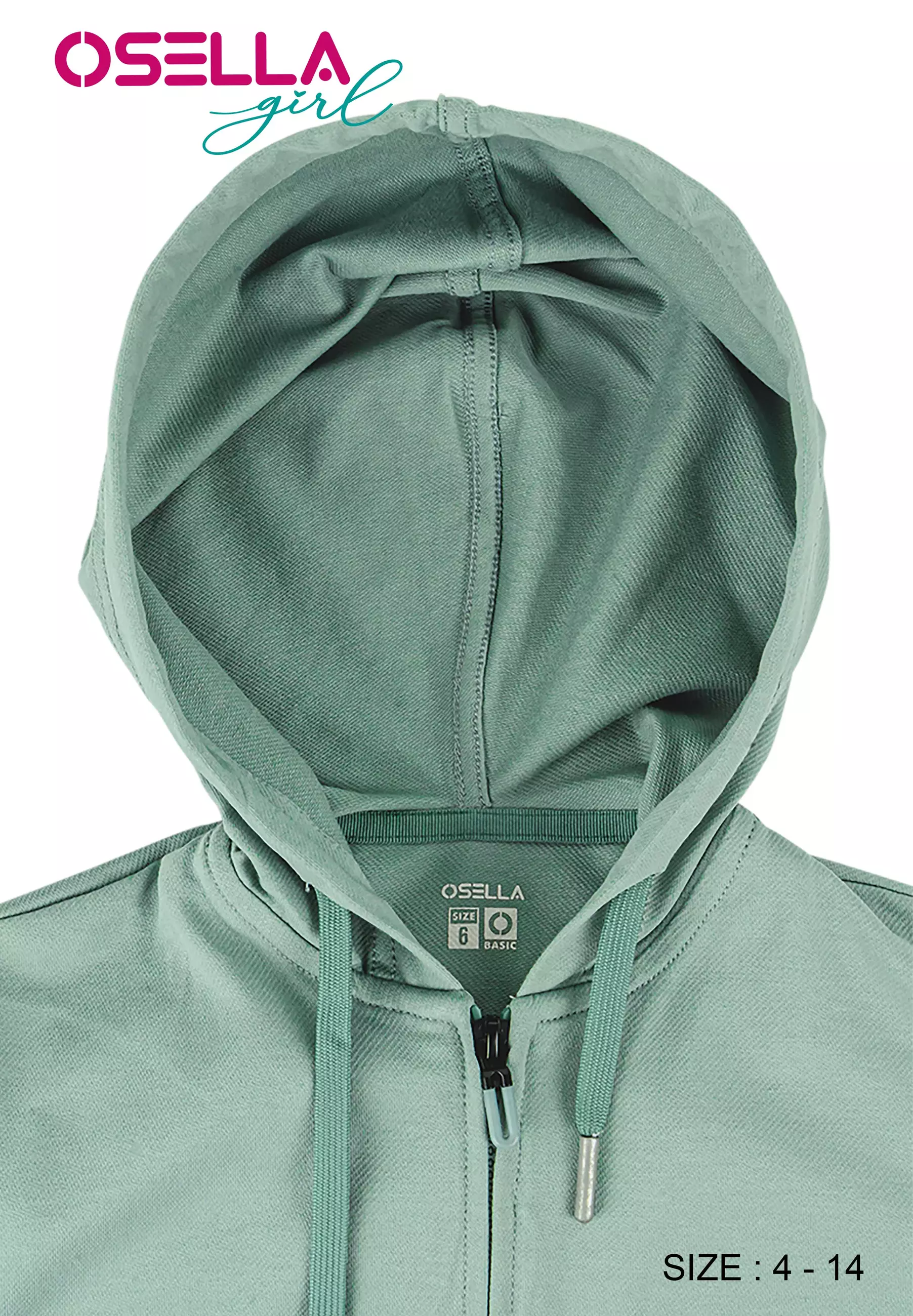 [NEW] Osella Kids Basic Hoodie Jacket 336240011 | Jaket Anak Perempuan