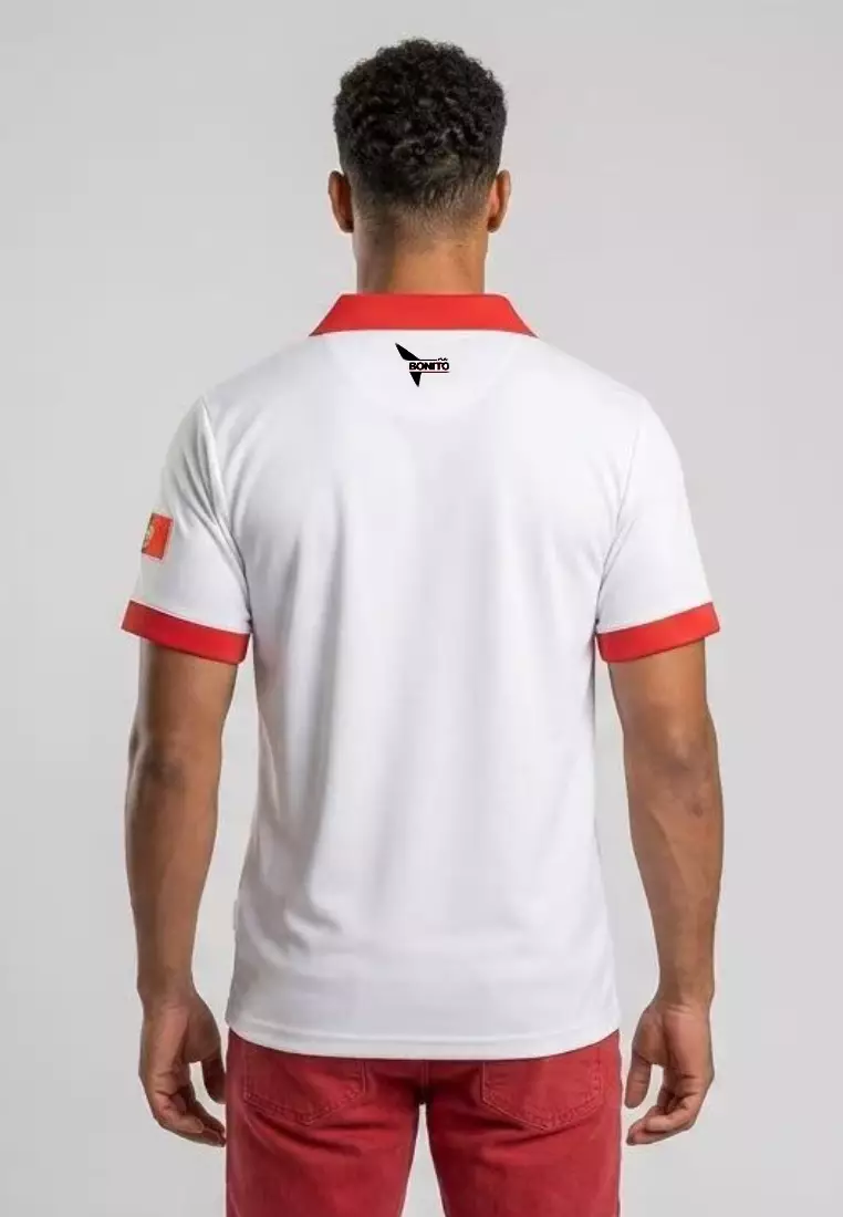 葡萄牙 Polo 衫 - PLAY BONITO 重新定義世界 - ！美國男士尺寸！ ：S、M、L、XL