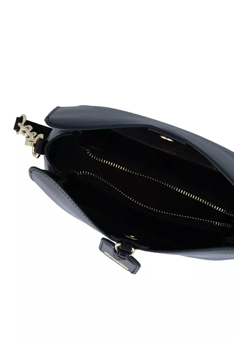 Elara 2-Way Shoulder Bag - Black