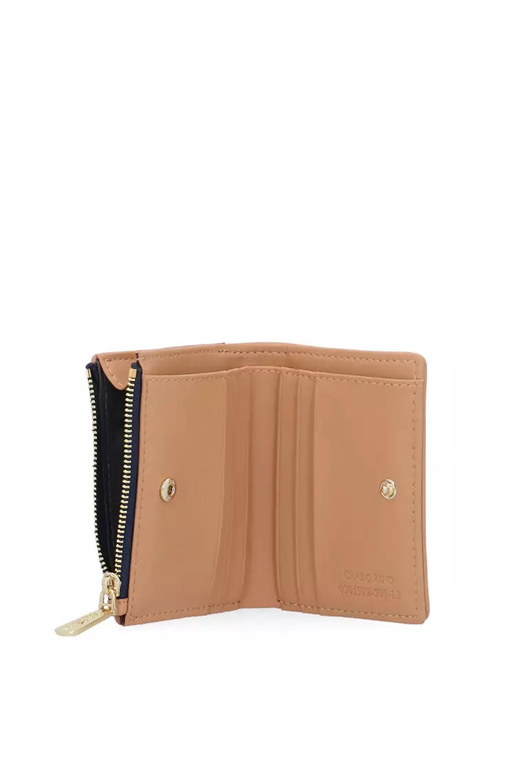 Carlo GEO Denim Short Wallet - Dark Blue