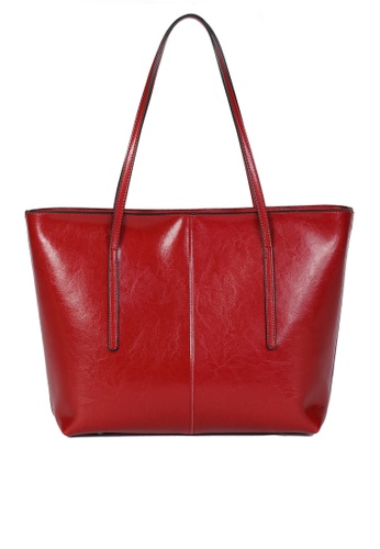 Twenty Eight Shoes red Vintage Cow Leather Tote Bag YLG55259 A58FBAC6494FCFGS_1