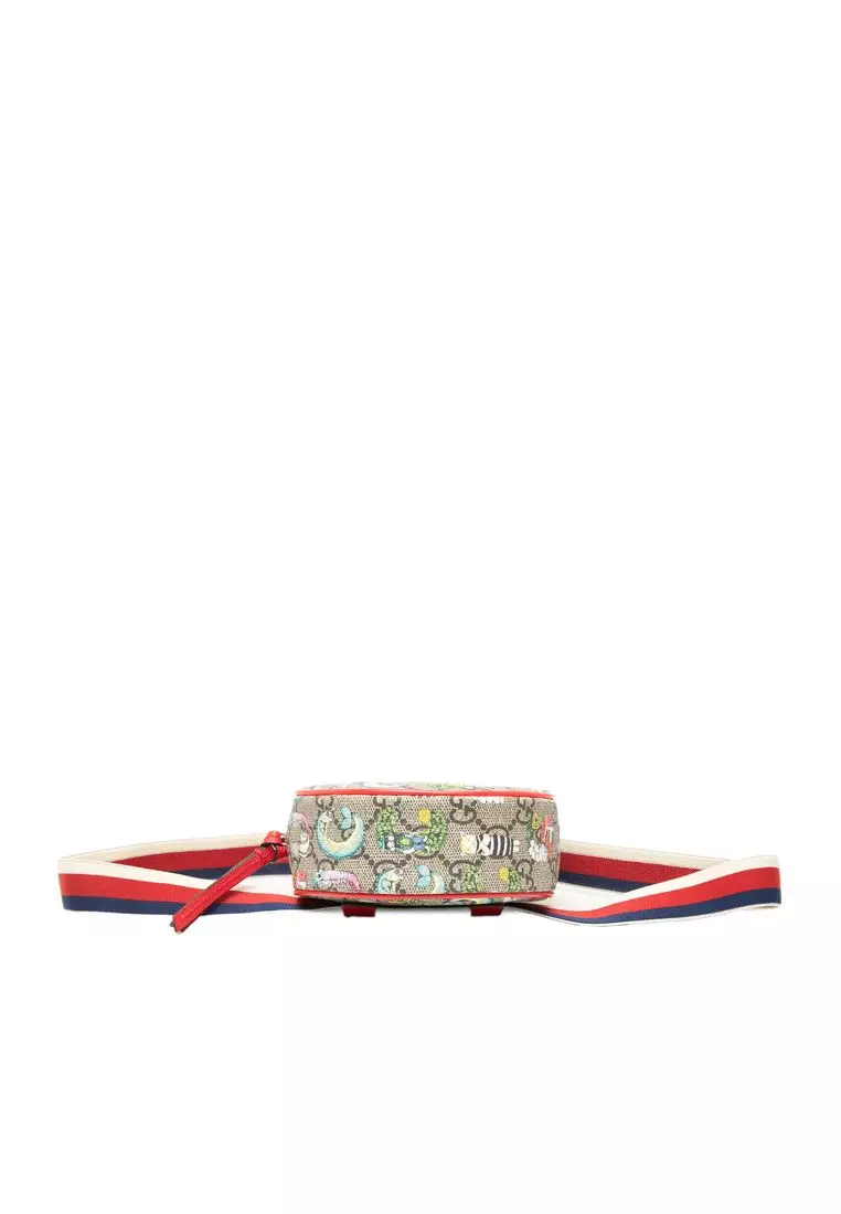 Pre-Loved Gucci Yuko Higuchi Childrens Gg Supreme Web Belt Bag