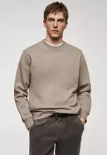 Buy MANGO Man Lightweight Cotton Sweatshirt 2024 Online