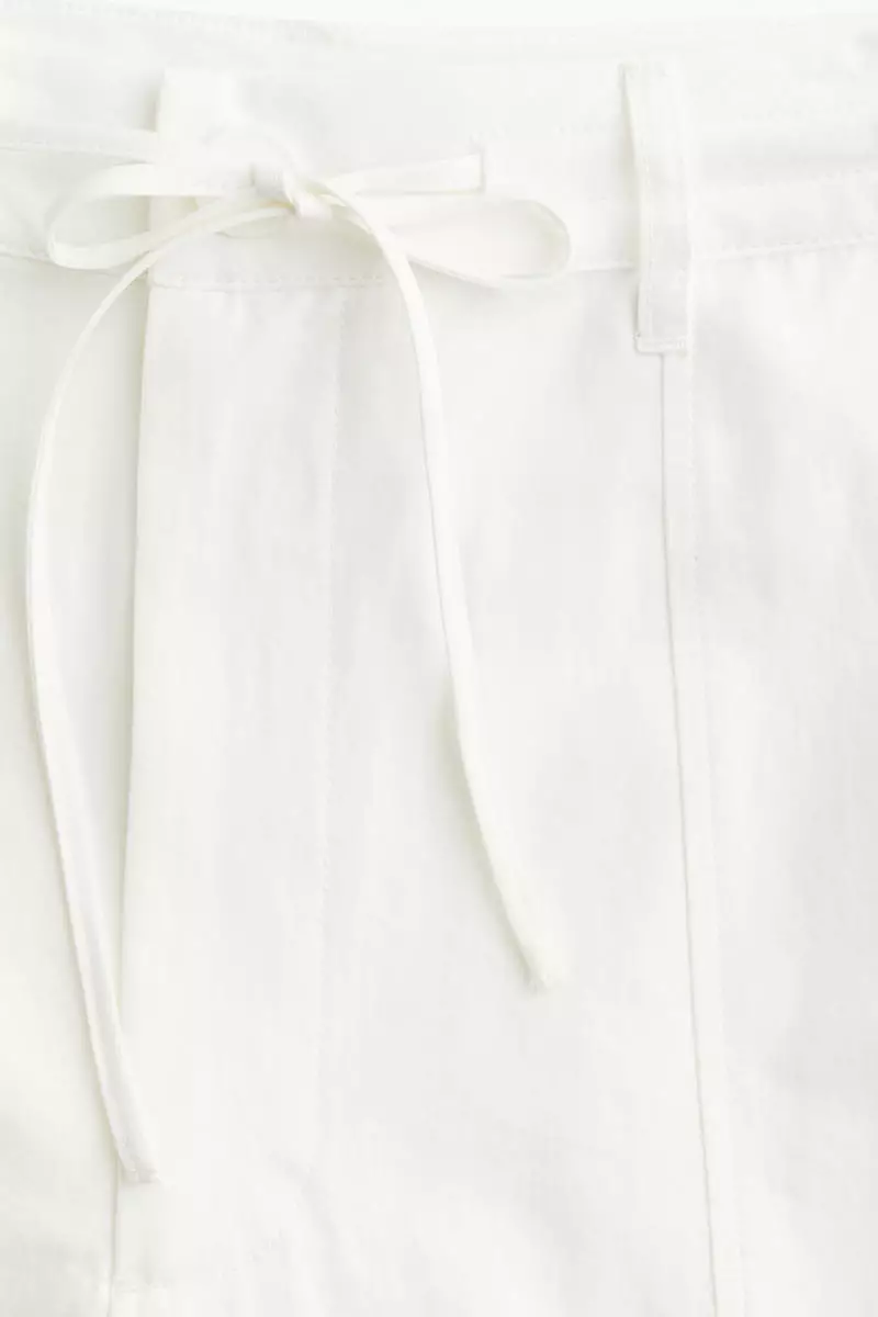 Baggy cotton trousers