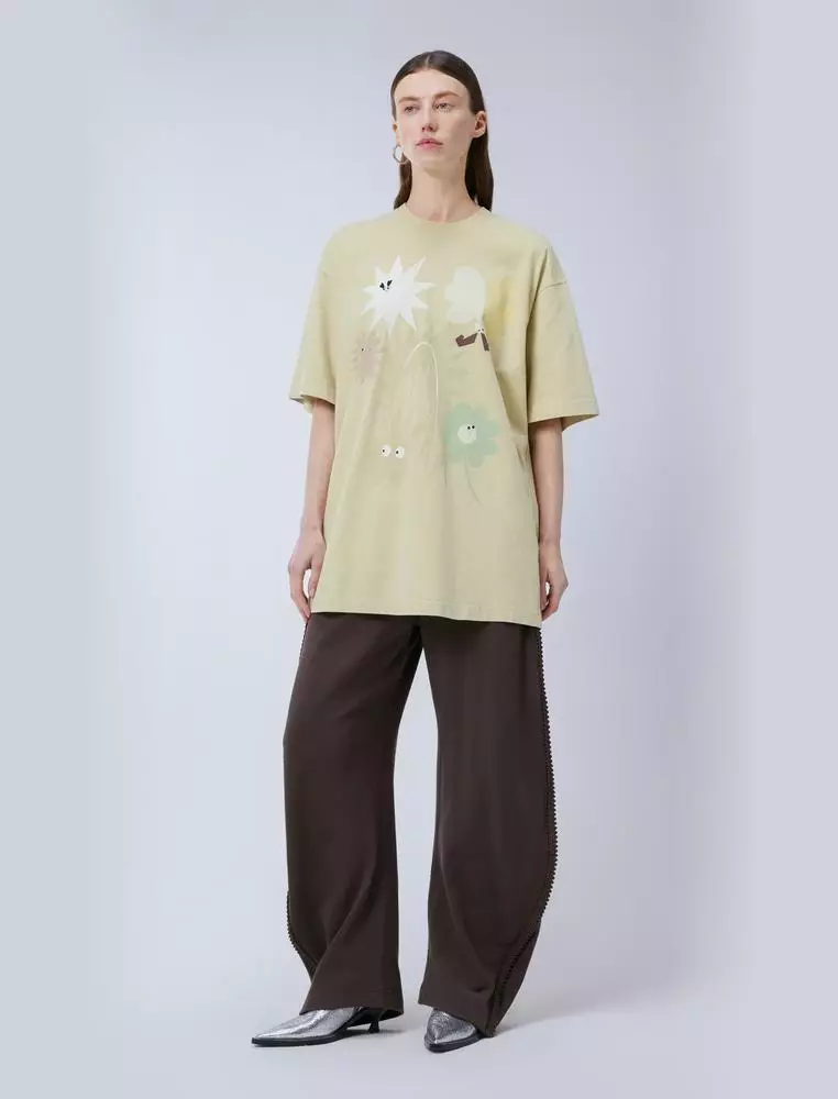 Loose Fit Printed Short Sleeve T-Shirt