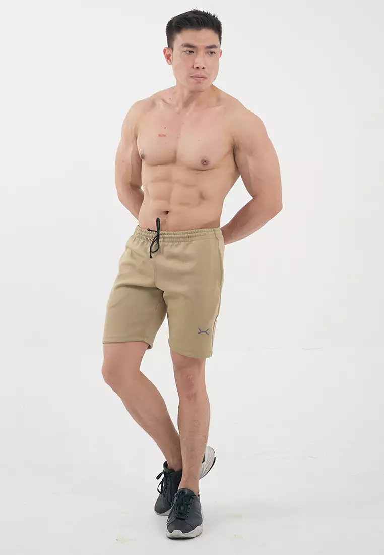FLEXZONE Sports Short Pants Basic Marathon 2.0 Series Tan