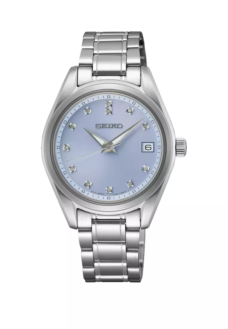 Jual Seiko Seiko Conceptual SUR581 32mm Women Light Blue Dial