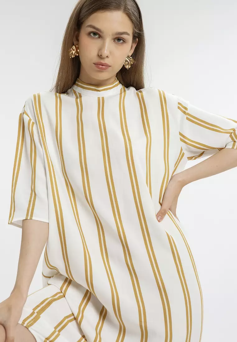 Minimal Yirma Dress Mustard Gold