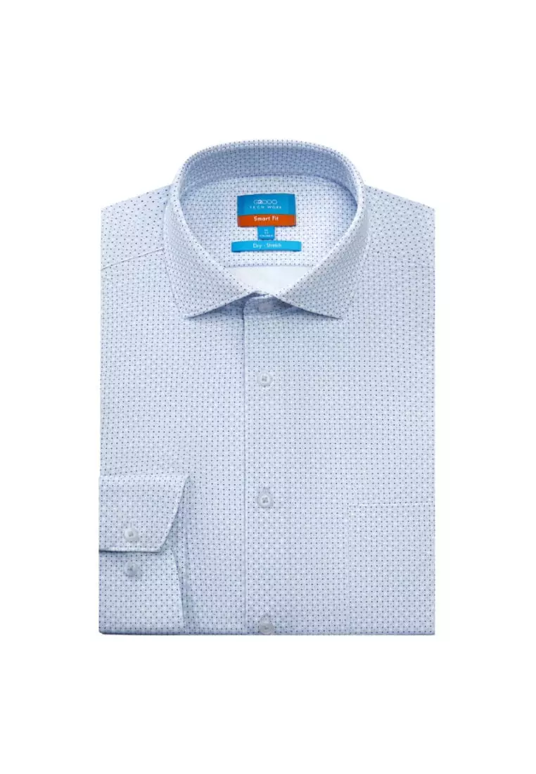 Non-Iron Quick Dry Stretch Smart Fit Knit Shirt