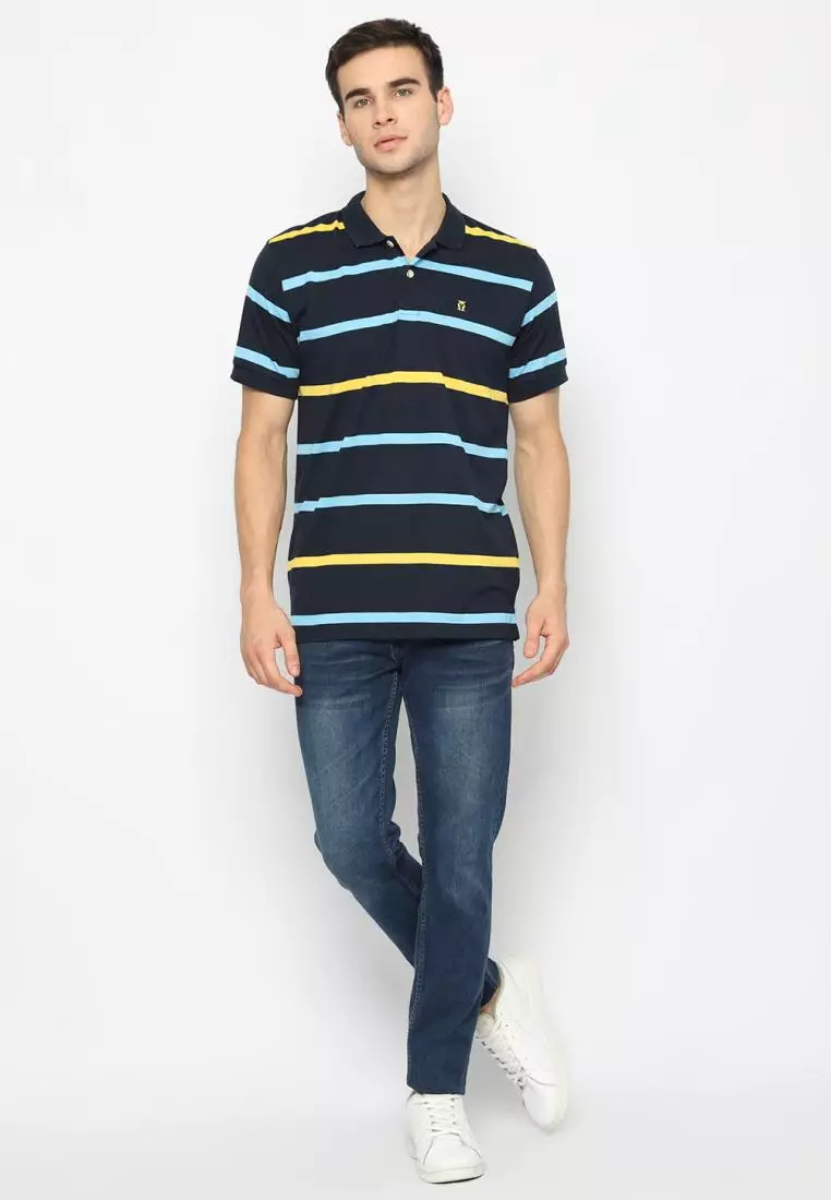 MATSUDA Kaos Polo Shirt Pria Kerah Miyazaka