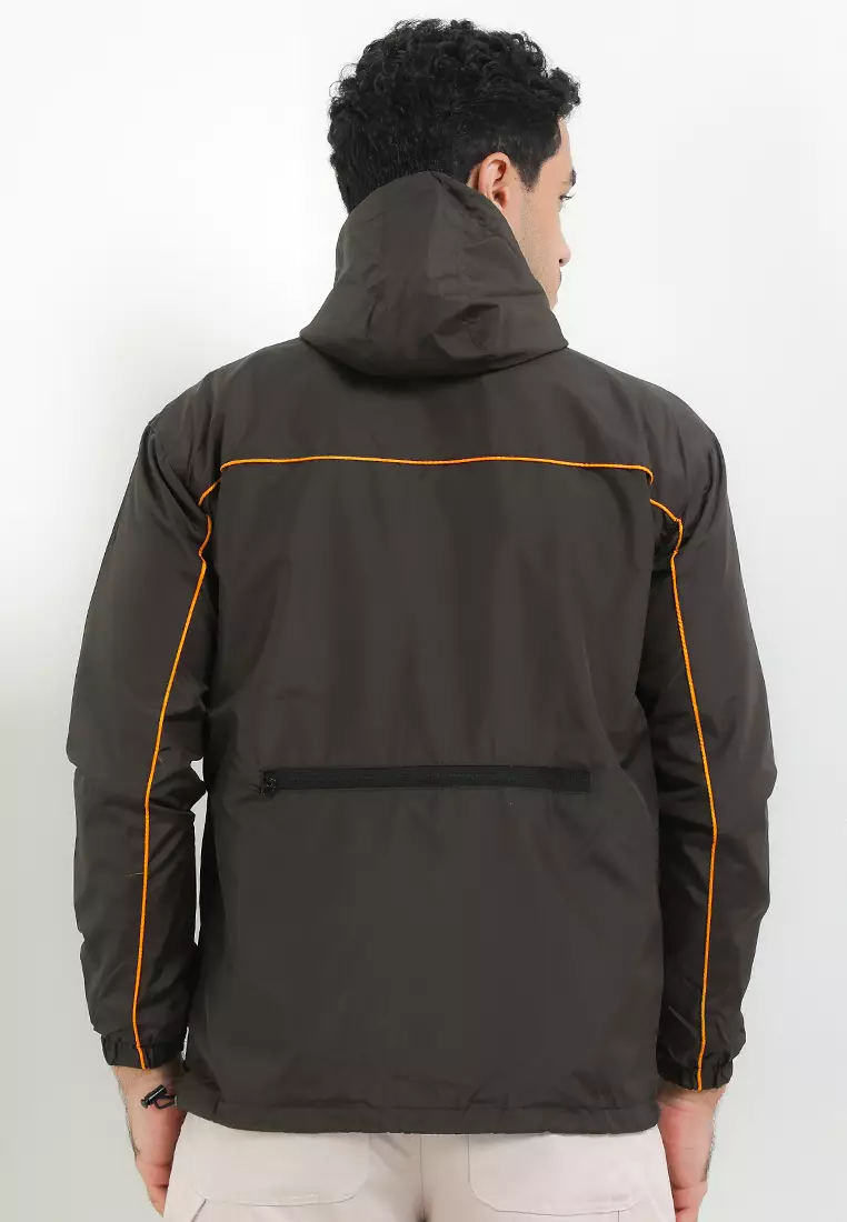 SYZLO Jaket Outdoor Packable Bisa Dilipat Jadi Tas - Brown