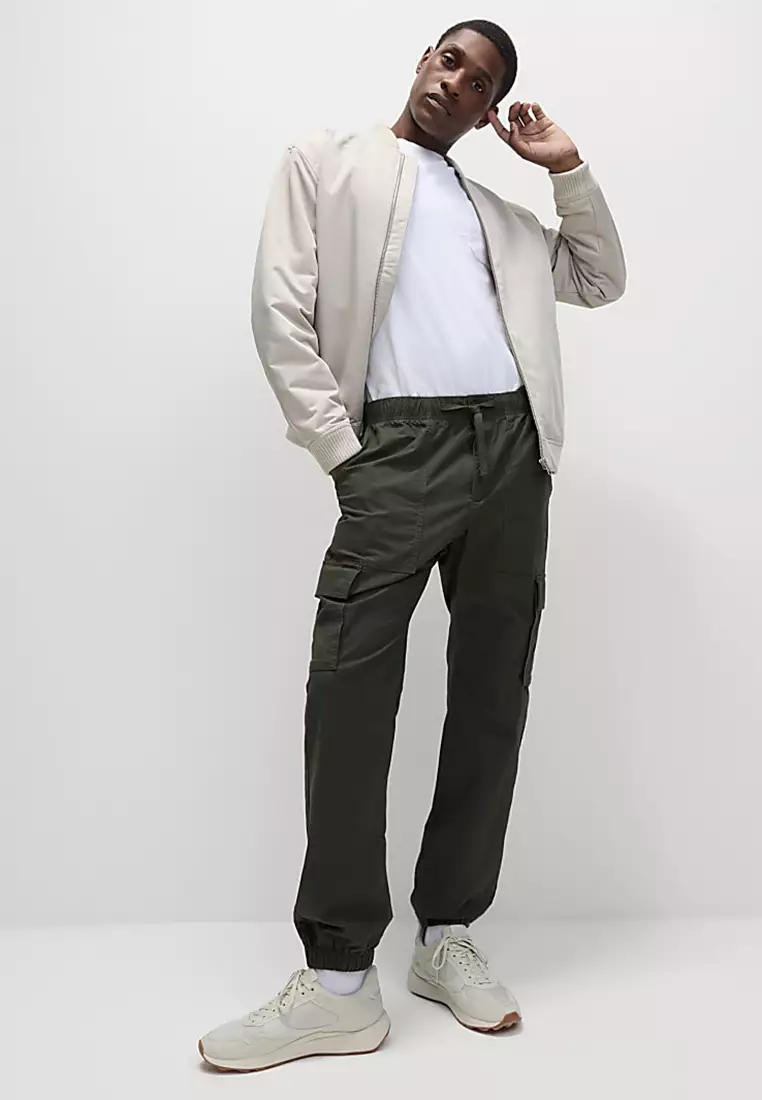Elasticated Waist Ripstop Cargo Trousers