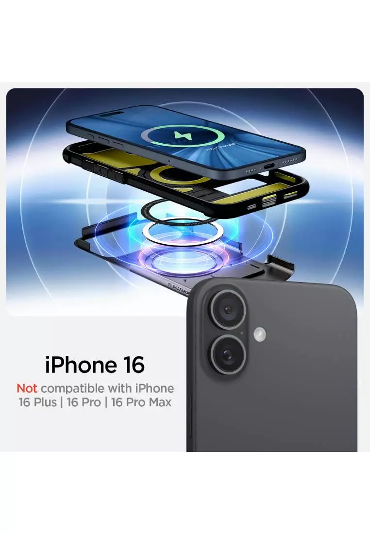 Buy Spigen Spigen iPhone 16 Case Slim Armor MagFit Gunmetal 2024 Online