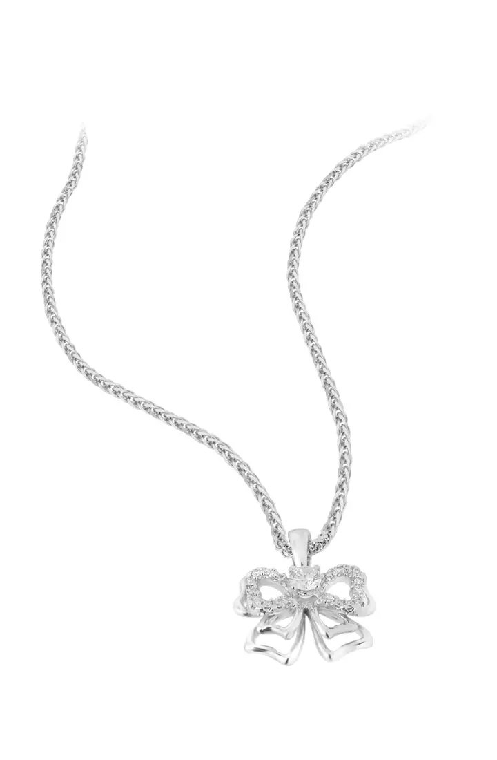 GOLDHEART Gift of Love Diamond Pendant, White Gold 750