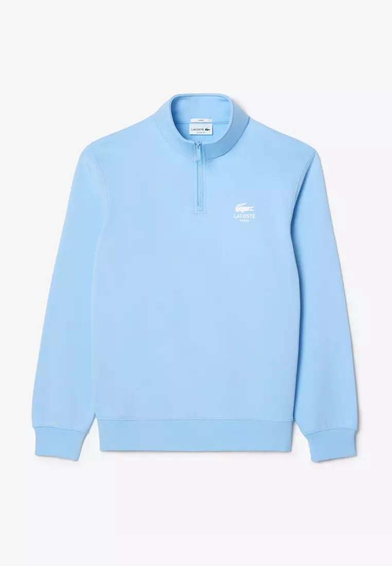 High Neck Zipped Sweatshirt