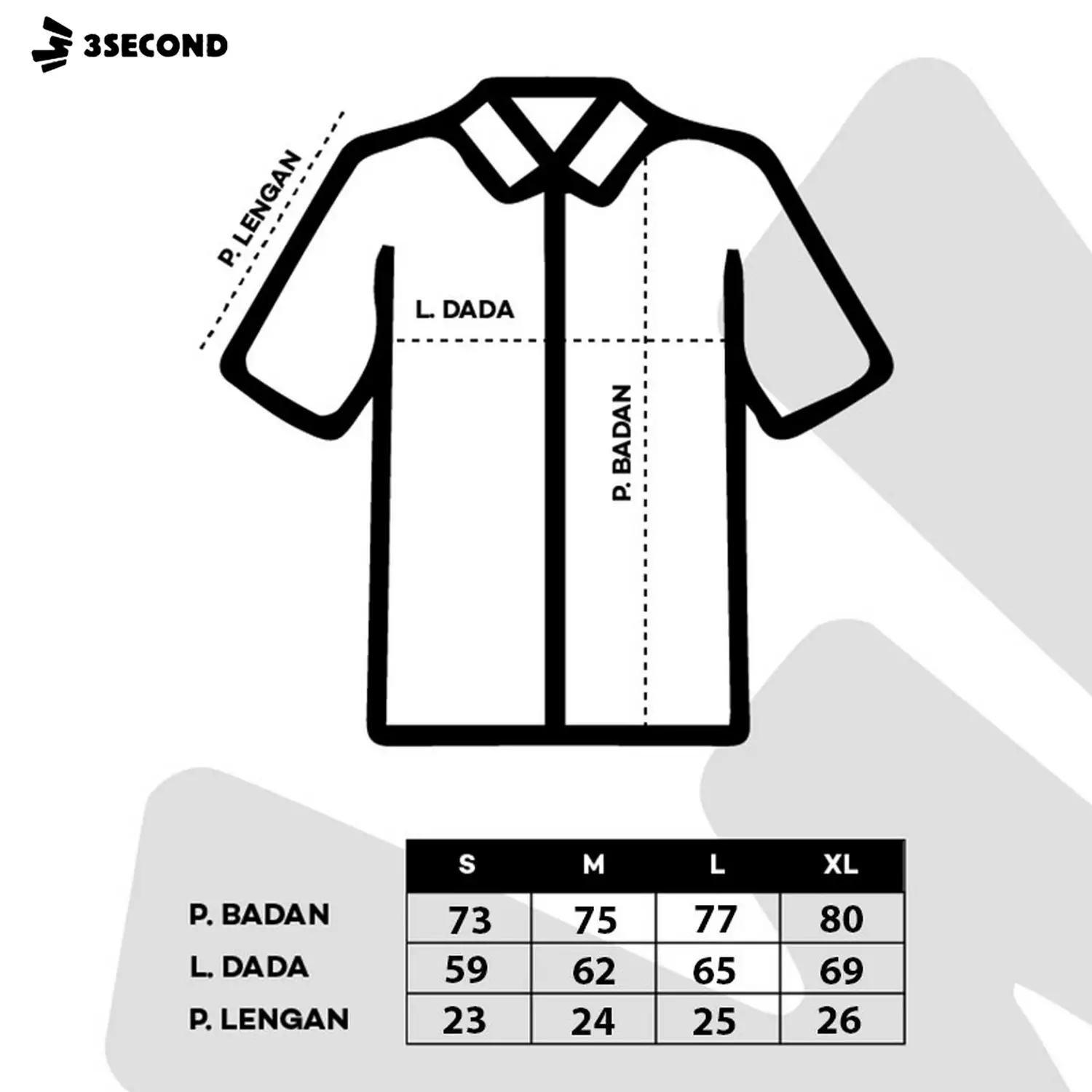 Kemeja Pria Oversize Basic Pendek 220223