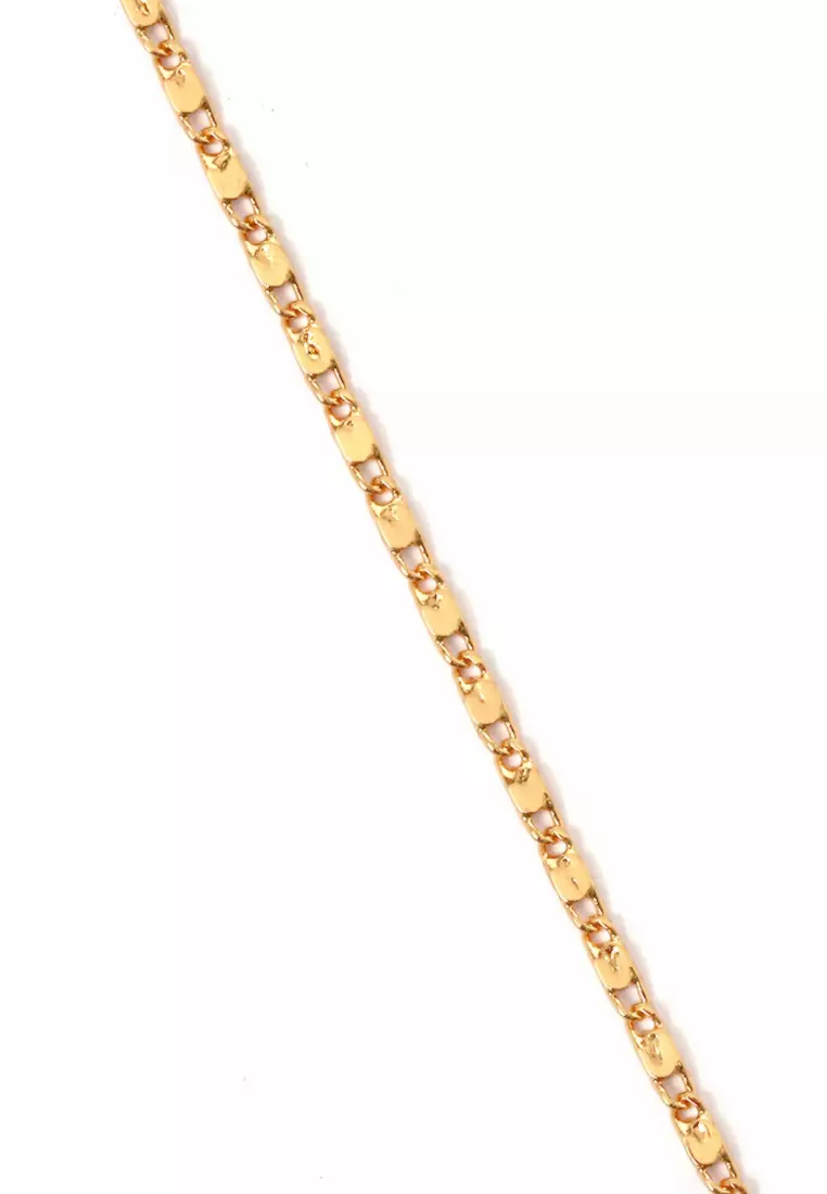 Kalung Aksesoris Wanita Bermotif Crystal Stone Design Casual Elegant Look - 088