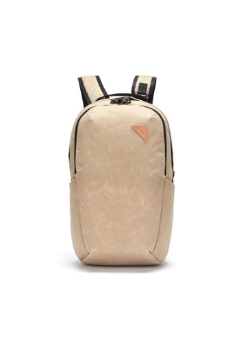 pacsafe vibe 25l anti theft backpack coyote