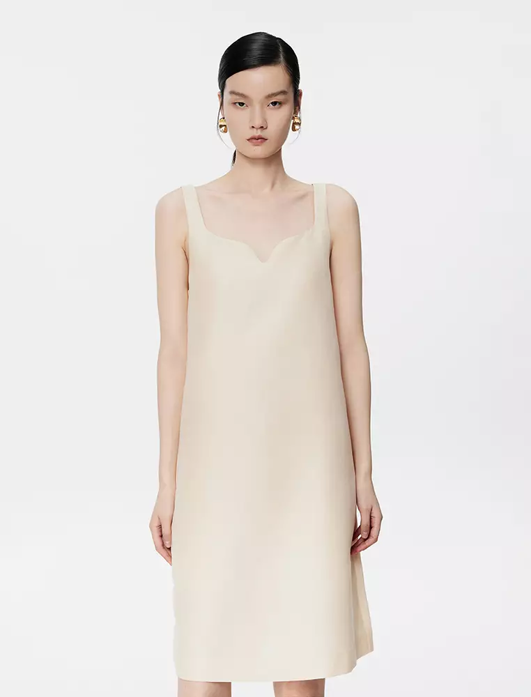 中長款吊帶連衣裙