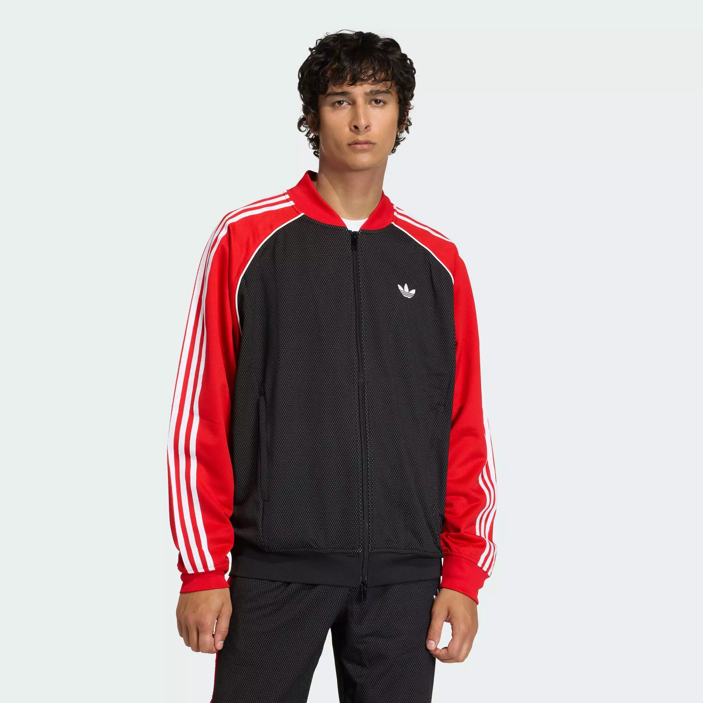 Buy ADIDAS Lifestyle SST LOOSE MESH TRACK TOP Men Black KE0115