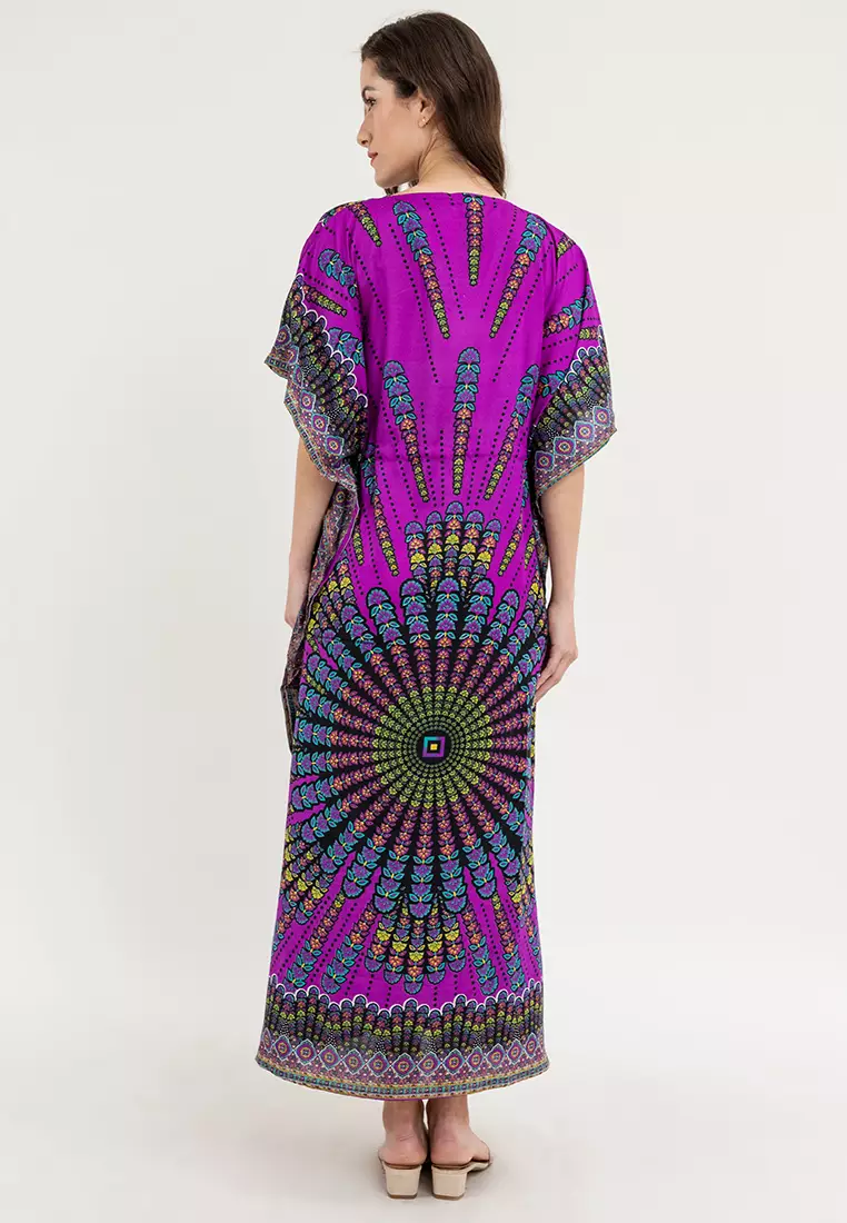 Victoria Vneck Kaftan Dress