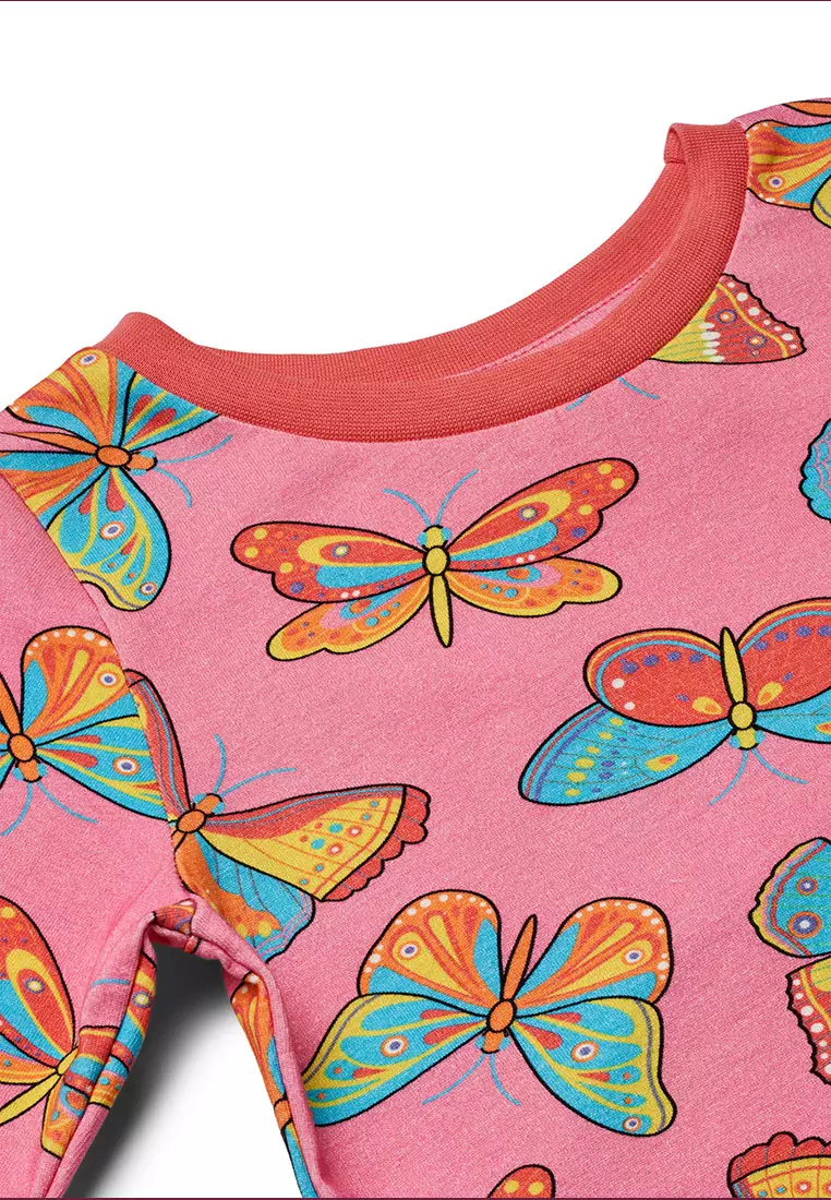 Dress with butterflies