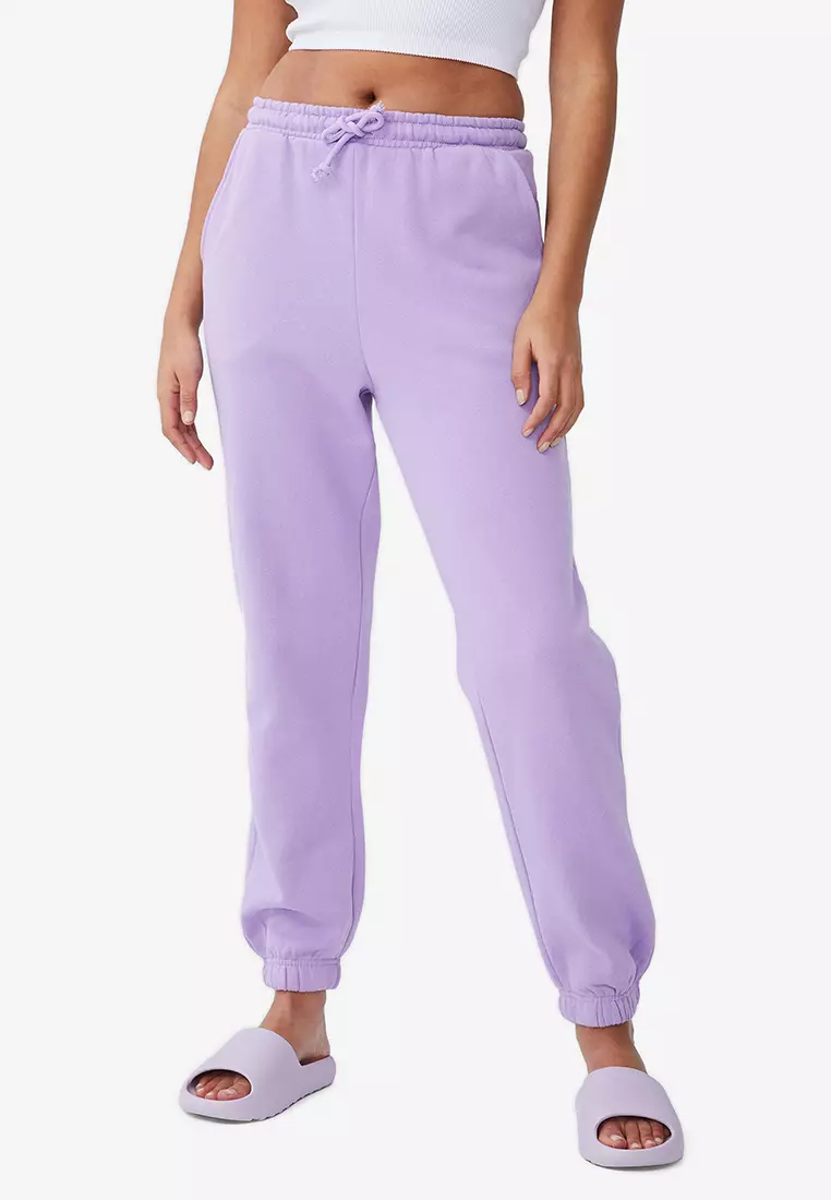 Purple hot sale jogging bottoms