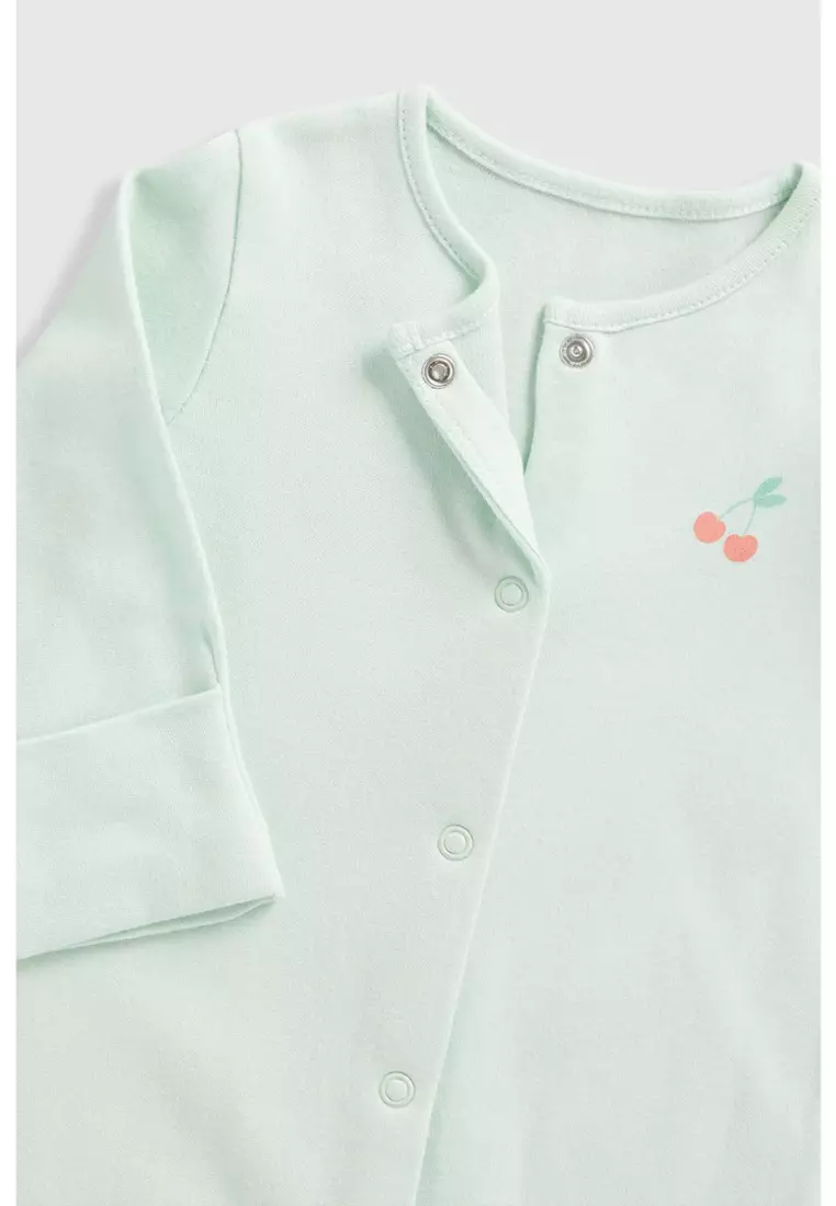 Fruit Footless Sleepsuits - 3 Pack