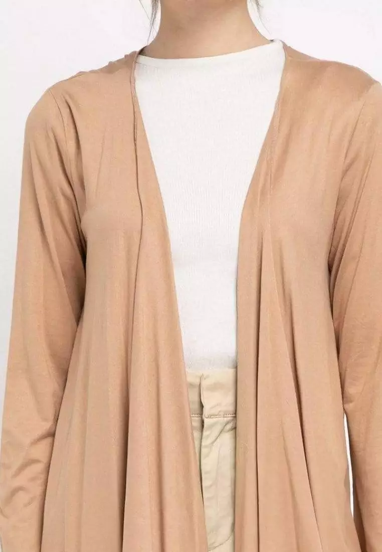 Nade Japan FO005 Long Outer Nade Ladies Brown