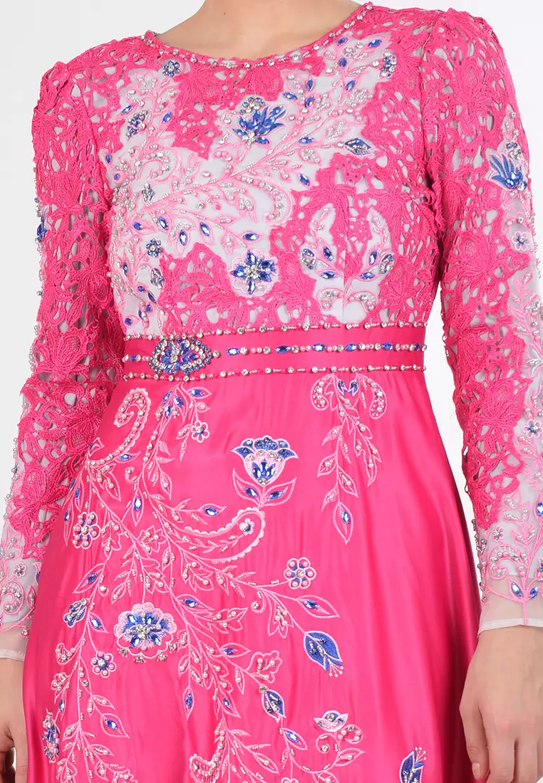 Bibiq Gamis Brokat Satin