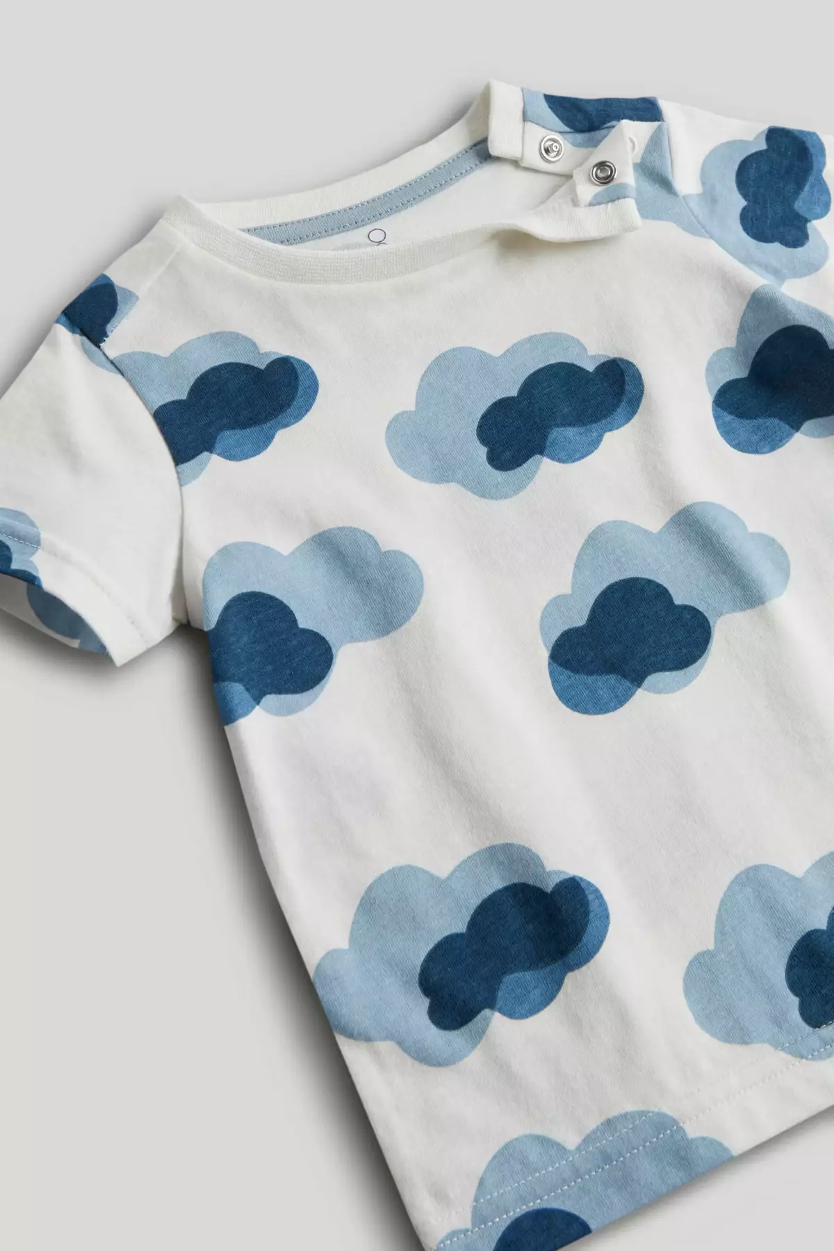 Mothercare Clouds T-Shirt - Kaos Bayi Laki-laki (Putih)