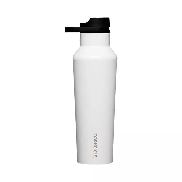 Corkcicle Canteen Sport 20 oz / 600 ml Gloss White