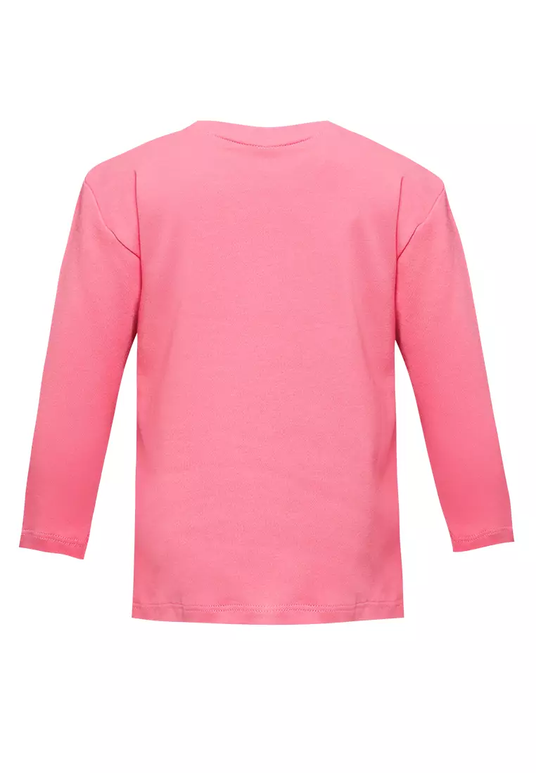 Qna Girl Glooming T-shirt Panjang anak Pink