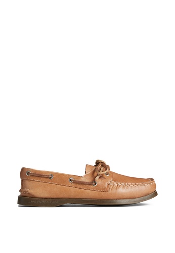 Sperry brown Sperry Women's Authentic Original Boat Shoe - Sahara Leather (9155240) C3A03SHAF0D1E4GS_1