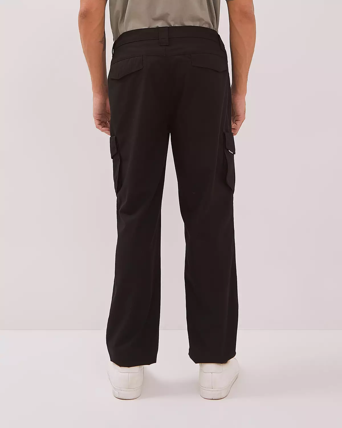 MEN'S BLACK CARGO PANTS