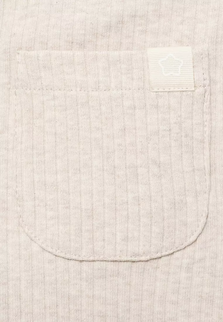 Cotton Ribbed Leggings