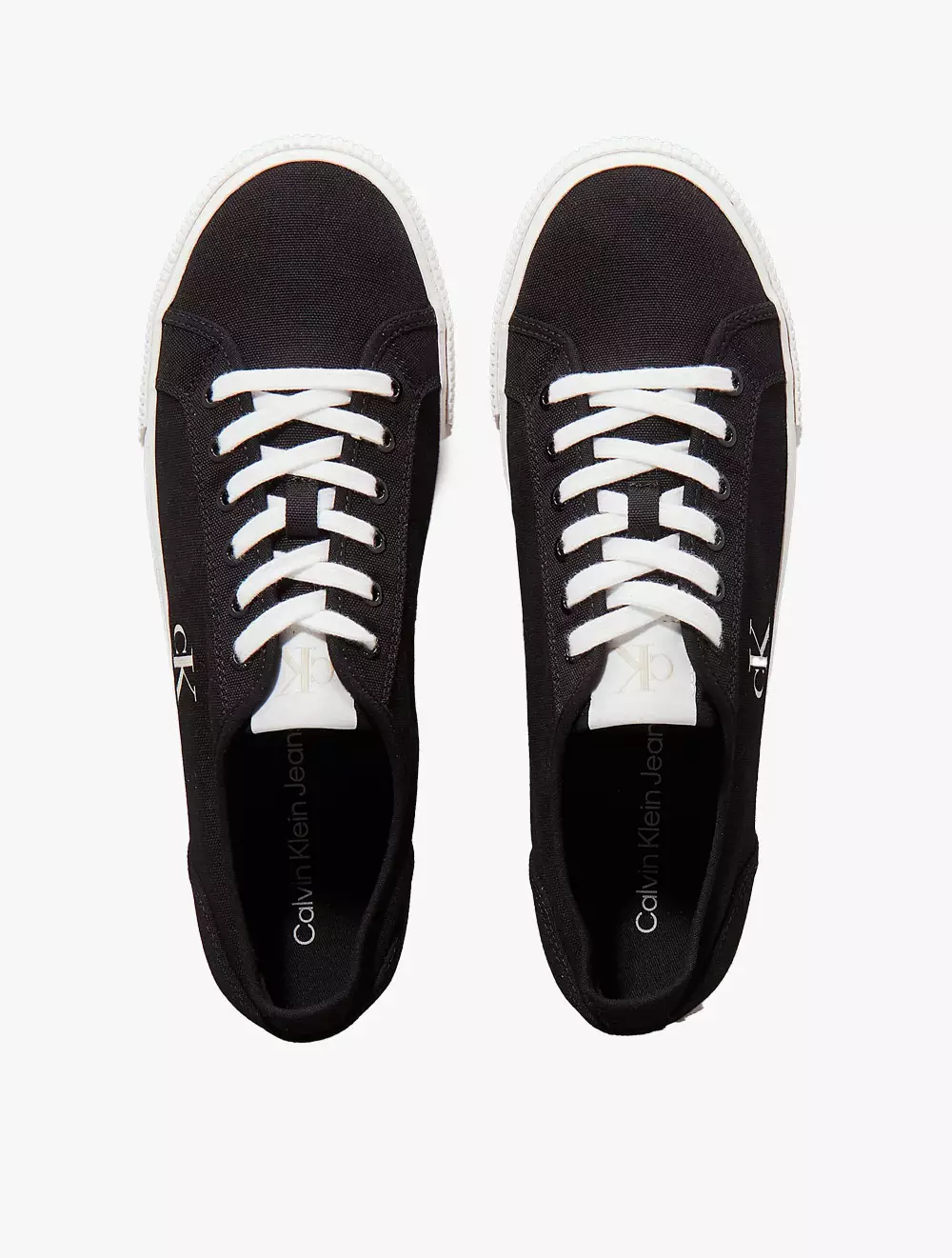 Calvin Klein - Canvas Low Profile Trainers - Black