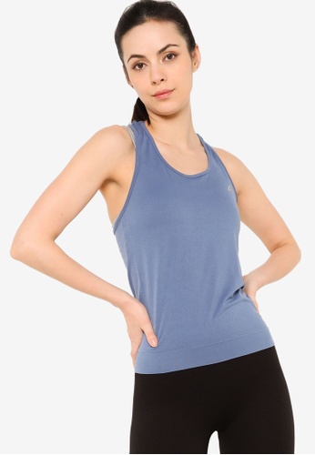 ONLY PLAY blue and navy Christina Sleeveless Tank Top 49728AA62D6D70GS_1