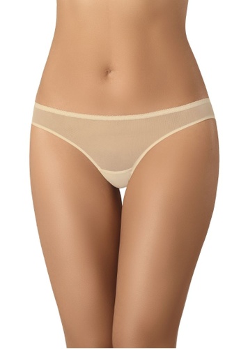 Teyli beige Women's Brasilian Panties Lacea Nude Teyli 8004EUS606ACA6GS_1