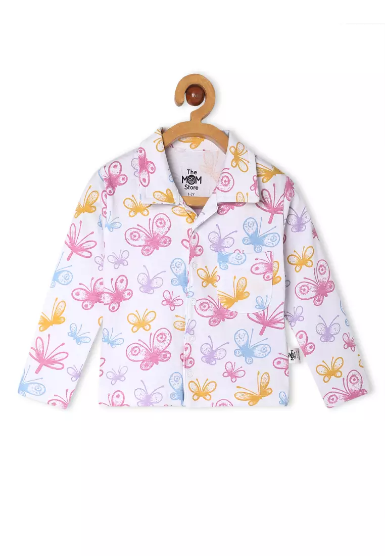 Baby and Kids Pajama Nightsuit Set- Spring Wings